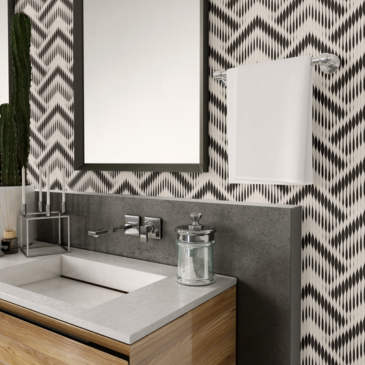 Black Metric Wall Paper
