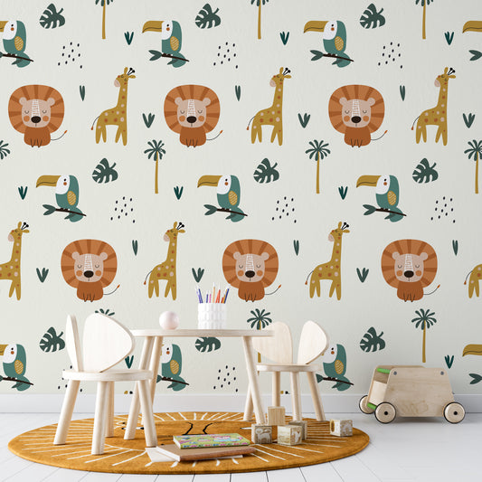 On Safari Wall Paper