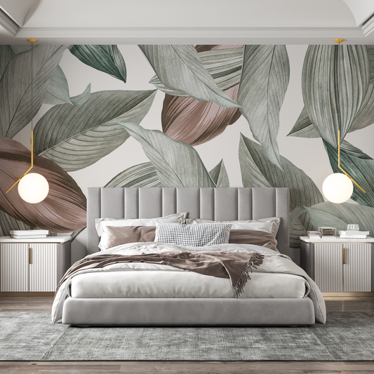 Loving Leaves Wall Paper