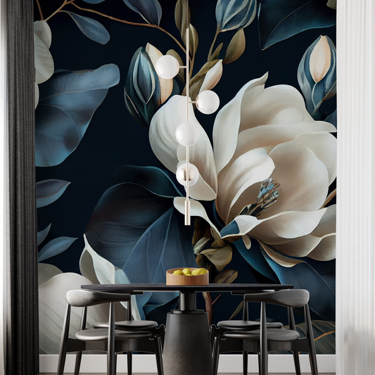 Midnight Flower Wall Paper