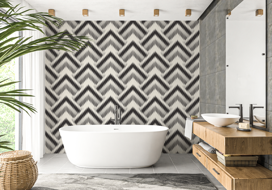 Black Metric Wall Paper