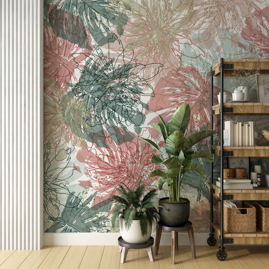 Potent Palms Wall Paper