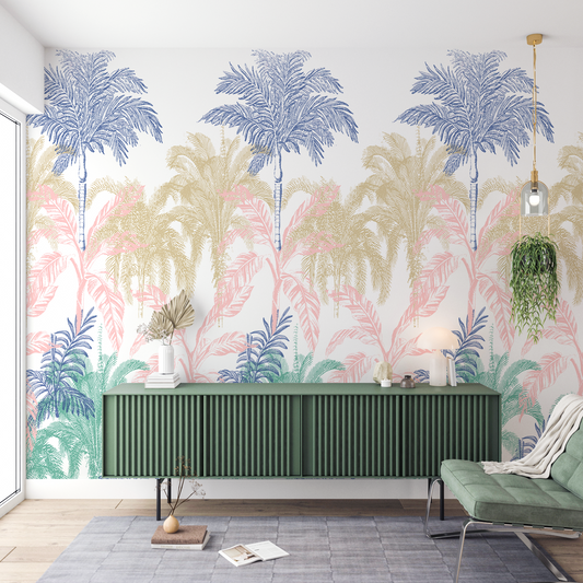 Calm Palm Wall Paper