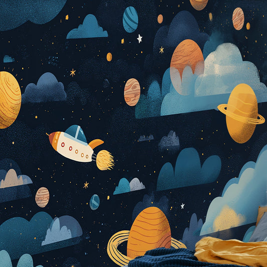 Into Space Wall Paper