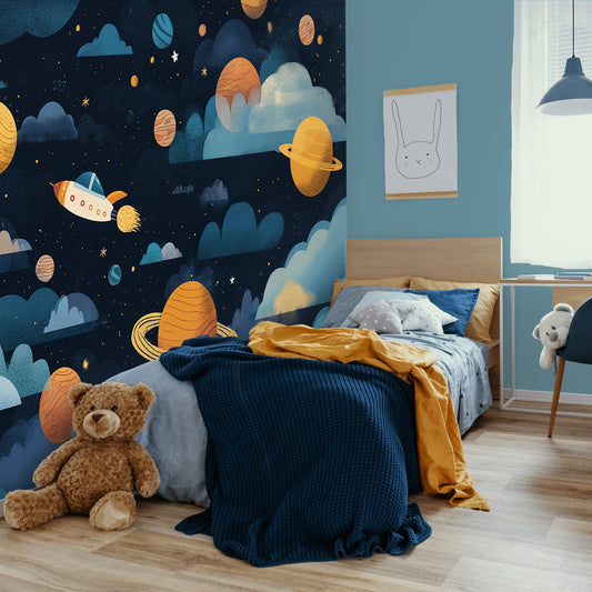 Into Space Wall Paper