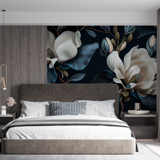 Midnight Flower Wall Paper