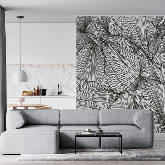 Lavish Line & Loop Wall Paper
