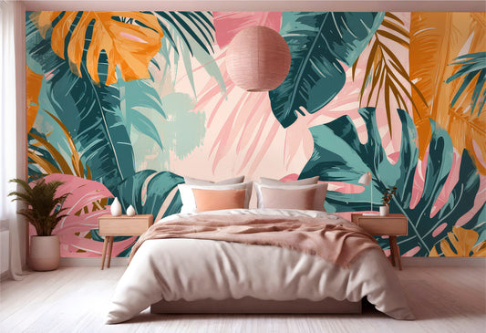 Summer Palms Wall Paper