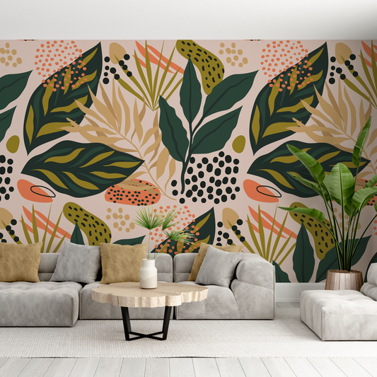 Trendy Tropical Wall Paper